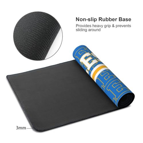 Image of ANTKING Los Angeles Mouse Pad Custom Name and Number Desk Pad for Men Women Youth Gifts