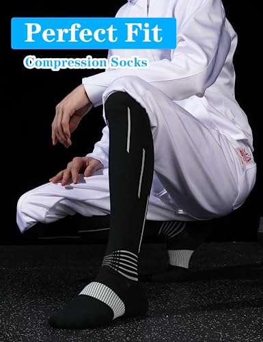 Image of Compression Socks for Men & Women 20-30 mmHg best for Nurse Athletic