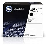 Original HP 45A Black Toner Cartridge | Works with HP LaserJet 4345 MFP Series, HP LaserJet M4345 MF