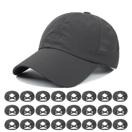 Image of Quick Dry Fit Baseball Cap - Water Repellent Sun Hat for Fishing, Running, Hiking, Golf, Surfing, Sailing, Boating