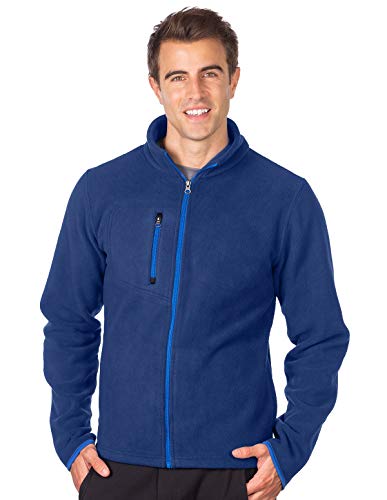 AFC Men's Heavyweight Micro Fleece Jacket Zip Up Coat 2x 3x 4x