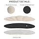 BDEPSTR 6 Pairs of Invisible Heel Pads to Prevent Slips & Blisters, Heel Protection, Heel Cushion, Gel Non-Slip Insoles for Too Large Shoes & Boots, Shoe Filler, Heel Protector Pads Against Blisters-A