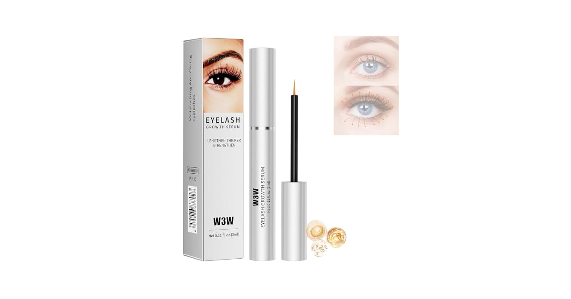 Bellyful Eyelash Serum 2本セット Amazon.com: Lash & Brow Growth Bundle – Hormone-Free