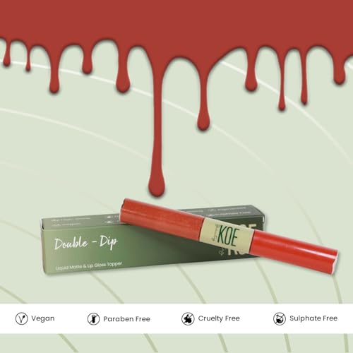 Image of Double Dip | Cherry Berry & Glaze | Bold Cherry Red Matte Lipstick (2ml) Plus Soft Shimmer Lip Topper (2ml) | Perfect Balance of Color & Shine