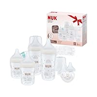 NUK Perfect Match Perfect Start Baby Bottles Set | 0-6+ Months | Adapts to Baby's Palate | Anti Colic | BPA-Free | Silicone Teat