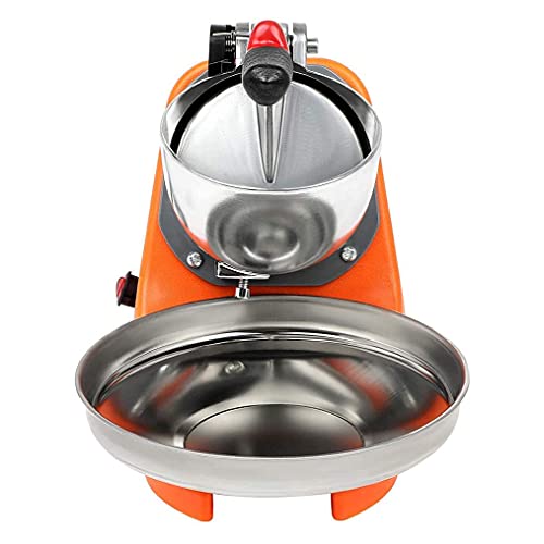 zhicheng shop Elektrischer Eisbrecher DREI Klingen Schneekegelhersteller Edelstahl Rasierte Eismaschine 220 lbs/h Heim… – Bild 4