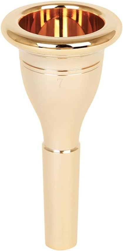 Generic Standard Tuba Mouthpiece Trumpet Mouthpiece Replacement Brass Musical Instrument Tuba Accessory for Saxophone Horn Beginners 13. 3mm Golden HY5EGKZIM113445NOYU