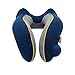 partenaire de voyage Coussin d'oreiller d'oreiller de voyage portables Coussins pliants sur l'appuie-tête du cou for avion, train ou bureaux pour voiture, avion (Color : Navy blue A)