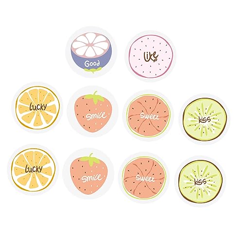 OATIPHO 10piezas Gorros De Ducha De Unidades Estampado De Frutas Mangostán Pitaya Sandías Naranjas y Impermeables Cómodos y Duraderos Banda Elástica