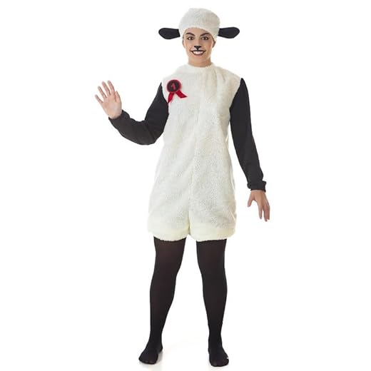Disfraz de Oveja para Adultos Unisex – Hombre y Mujer (Talla XL)