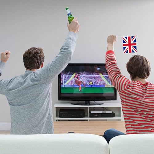 Kleine Flagge von England,England-Flagge,kleiner England Stab,England-Mini-Flagge,handgehaltene kleine England Miniatur-Flaggen,14 x 21 cm,10 Stück