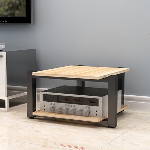 Console de jeu et tourne-disques meuble en bois design élégant