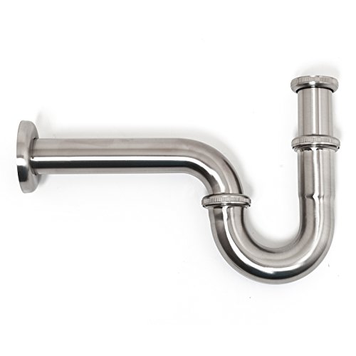 Preisvergleich Produktbild Waschtisch Siphon Edelstahl