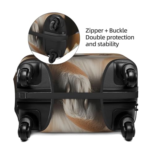 Travel Luggage Cover Fashion Suitcase Protector Cute Chihuahua Spandex Baggage Covers Washable Suitcase Covers Anti-Scratch Luggage Cover Protectors Fits 18-32 Inch Suitcases X-Large3