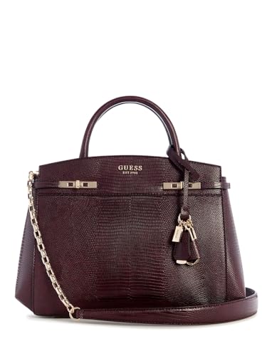 Sac à main GUESS Melinda bordeaux à trois compartiments