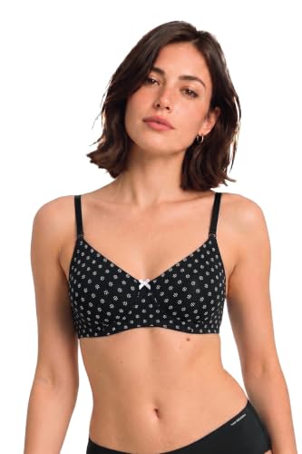 Image of Van Heusen Women's Everyday Cotton Bra|Medium Coverage|Non Padded|Non Wired|Seamless Moulded Cups|Anti Bacterial Tech| Keeps you Fresh|Sweat Absorbent|No Slip Soft Straps|Detachable Straps|Style 11001