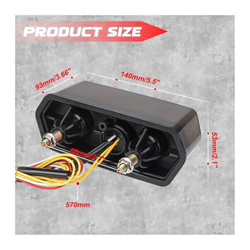 Luz trasera LED integrada Hon&da MSX Grom 125 intermitentes CB 650 F 3