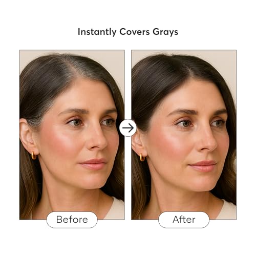 Image of Madison Reed The Gray Escape Hair & Brow Mascara - Quick-Dry, All-Day Gray Coverage for Roots & Brows, Smudge-Proof, Titanium Dioxide-Free, Argan Oil & Ginseng - Medium Brown - 15mL