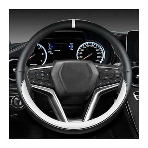 �����ԗp�X�e�A�����O�z�C�[���J�o�[�v���e�N�^�[ �ɓK�����邢���U �ɓK������D-MAX 2013-2018 Mu-X 2013-2018 D-Max MU-X III 2020-2023 �Ԃ̃X�e�A�����O�z�C�[���J�o�[ Pu ���U�[(White)