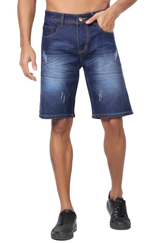 Image of London Hills Denim Shorts for Men || Jeans Shorts for Men || Half Shorts for Men || Denim Half Pant for Men