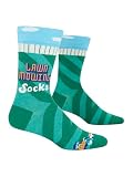 Blue Q Novelty Crew Socks - Funny Socks for Men, Fun Gifts - Shoe Size 7-12