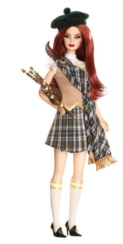 Muñeca Barbie Dolls Of The World Scotland miniatura 2