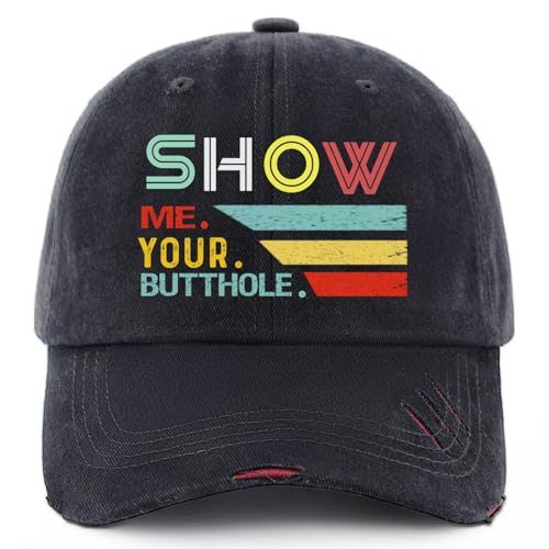 Show Me Your Butthole Sun Hats for Women Adjustable Cap