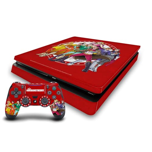 Skin PS4 Slim The Big Bang Theory anti-rayures pour console et DualShock 4
