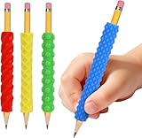 Sylphide Multi-Textured Fidget Pencil Grips for Kids - 4-in-1 Sensory ADHD Tools for Handwriting & Classroom Focus