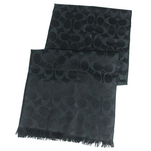 [コーチ] スカーフ ストール レディース シグネチャー ブラック 37836-bkbk [並行輸入品]