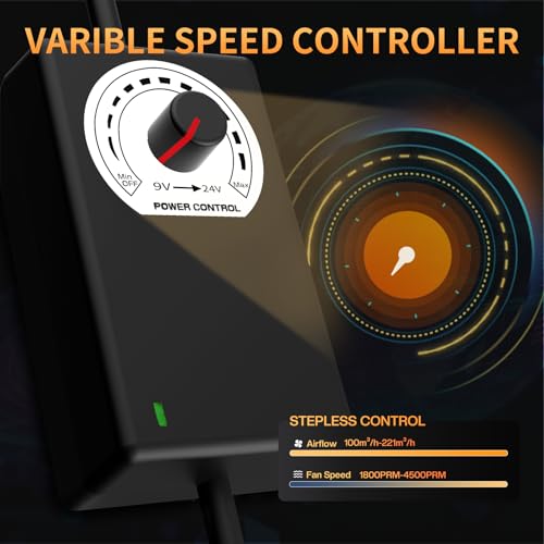 NICEGROW.de Grow Abluft-Set 100 mm Rohrventilator verkabelt Aktivkohlefilter Indoor Growbox 7 NICEGROW.de Grow Abluft-Set 100 mm Rohrventilator verkabelt Aktivkohlefilter Indoor Growbox – Bild 7