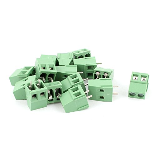 Bloques de terminales barrera 15 pcs Aexit 5.08mm miniatura 1