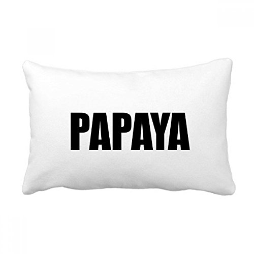 Coussin lombaire papaye multicolore 16x24 pouces idée cadeau maison - 2