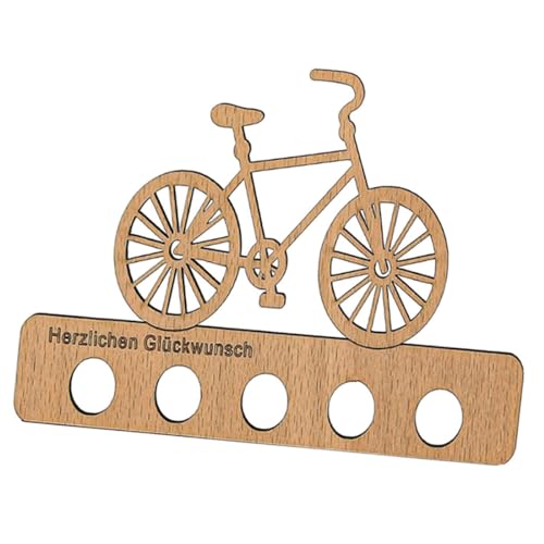 YATEICBC 1 Pcs Regalos de Madera para Ahorrar Dinero en cumpleaños - Regalos de Dinero para Ciclistas - Regalos de Bicicleta - Regalos de Madera - Regalos de Dinero para Amigos, Familiares, Amantes