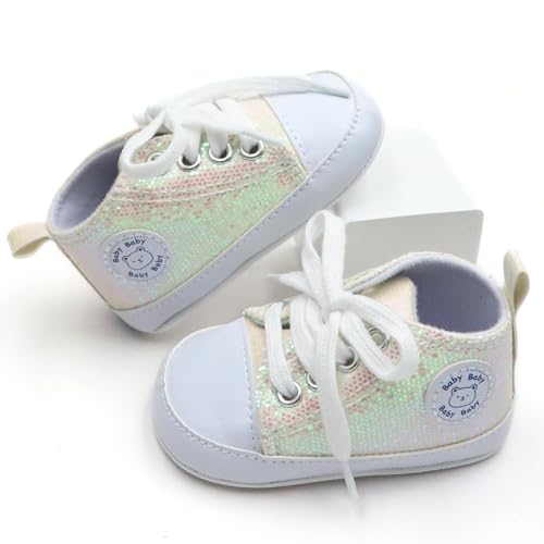 Trendy Comfortable Sequin Sneakers for Baby Boys, Lightweight Non Slip Shoes for Indoor Walking, Spring and Autumn4