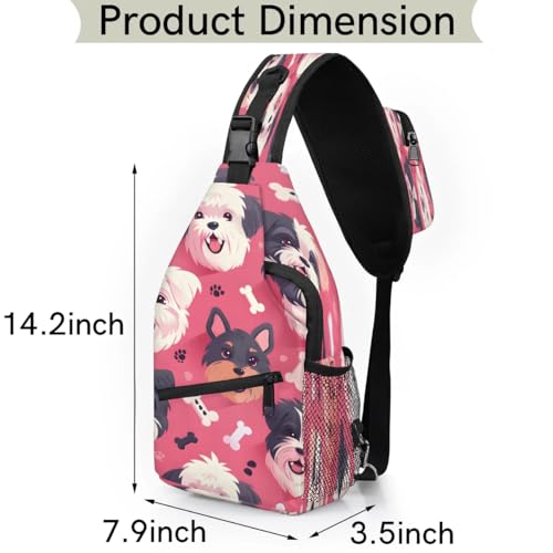 Bolso Sling Unisex para Viaje y Senderismo 5.7 L miniatura 2