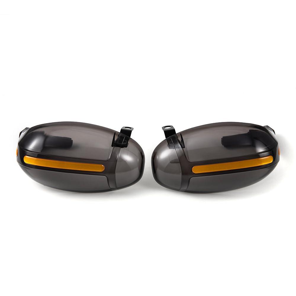 Guardamanos de la Motocicleta para e-Bike con Tornillos de 10 mm de Montaje Protector de la Mano Cubierta Scooter Manillar Parabrisas doblado Cubierta del Manillar