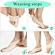 SHUOHONG 2 Stück Hallux Valgus Bandage, Ultradünner Stoff Hallux Valgus Korrektur, Passt Sich der Fußform an Hallux Valgus Schiene Unisex Verwendet für Turnschuhe Flache Schuhe High Heels 40-45