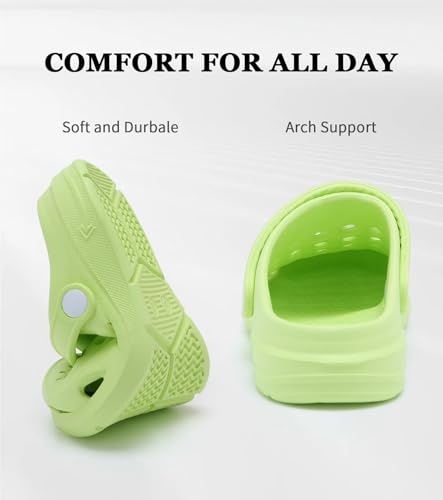 Image of Kids Girls Boys Clogs Garden Shoes Toddler Slip on Sandals Children Water Shower Beach Pool Slippers