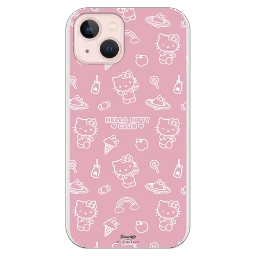 Personalaizer Carcasa Flexible Transparente con Dibujo Impreso de Hello Kitty Compatible para iPhone 16