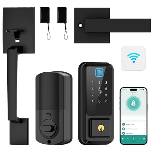 Hunnay WiFi Front Door Lock Set, Smart Locks for Front