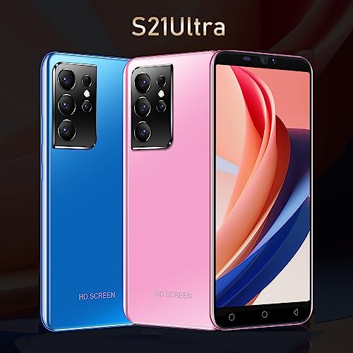 LatsYrs Cheap Mobile Phone, 5.0 Inch Dual SIM, Quad Core 16GB ROM, Android 9.0, Dual Camera, WiFi/Bluetooth/Face ID SIM Free Unlock Phone (Pink)