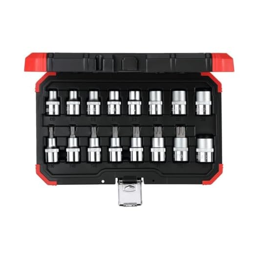 GEDORE red Steckschlüssel-Satz 1/2" TX 16-teilig