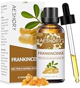 AESHORY Frankincense Essential Oils 100ml, Pure Natural Frankincense Resin Oil for Diffusers for ...