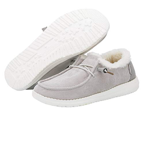 Image of HEYDUDE Women's Wendy Chambray | Women's Shoes | Women's Lace Up Loafers | Comfortable & Light-Weight
