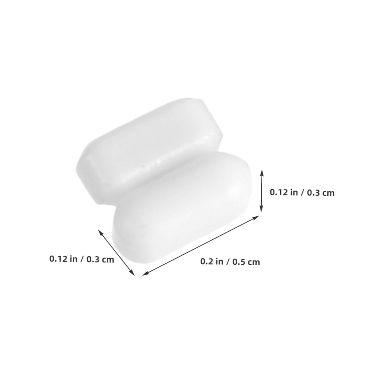 GALPADA 10 Pezzi Barra Magnetica in Ptfe per Laboratorio, Agitatore Magnetico Resistente ad Alte Temperature, Bianco, per Applicazioni in Ambienti di Laboratorio