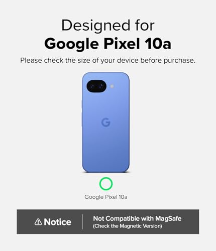 Image of Ringke Fusion for Google Pixel 10a [Scratch Resistant Hard Back] Slim Transparent Protective Cover with Shockproof Case Back Cover - Clear