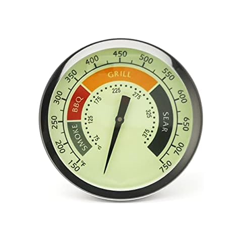 WEMEIKIT BBQ Thermometer Gauge for Smokers Cover