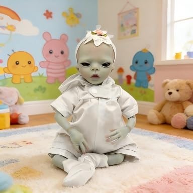 Kawayii muñeco bebé alien reborn 14 pulgadas miniatura 4