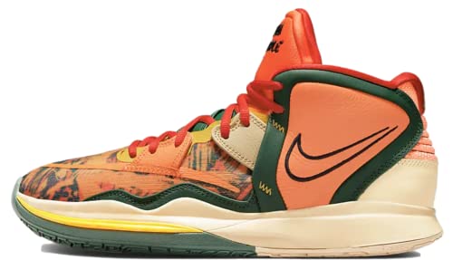 Image of Nike Kyrie Infinity 1 World 1 People DO9614-800 Safety Orange /Gorge Green /Sesame /Black Men's Basketball Shoes